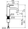 Смеситель для раковины Plumberia Selection Ixo XO0053CS фото 2