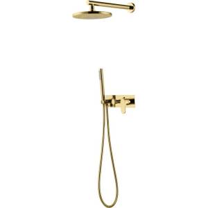 Душевой комплект Boheme Spectre 454-G золотой, с внутренней частью