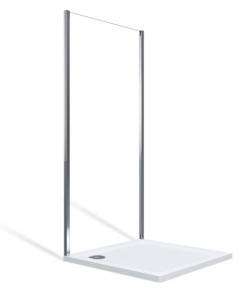 Боковая стенка Good Door Spirit SP-70-C-CH СП00014 профиль глянцевый хром, стекло прозрачное, 70x190