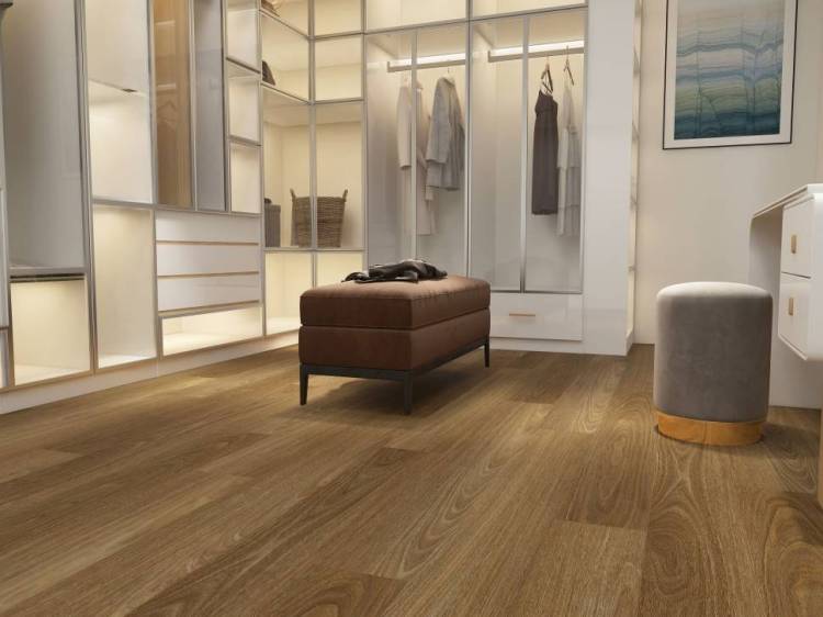 SPC Ламинат CM Floor ScandiWood 5/43 4V 44 Тик Малазийский 1220x180