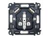 Механизм электрической розетки 2USB A+A 18W (быстрая зарядка) с заземлением на винтовых зажимах Ambrella Volt Quant VM155