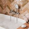 Смеситель для ванны с душем Wasserkraft Naab 8601 фото 3