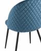 Стул Stool Group Lilly Lilly HLR-63 велюр сине-зеленый фото 6