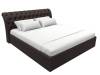 Интерьерная кровать Лига Диванов Сицилия 120874 коричневый 180x200 фото 4