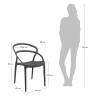 Набор из 2 стульев Bradex Home Margo FR 0450P серый фото 8