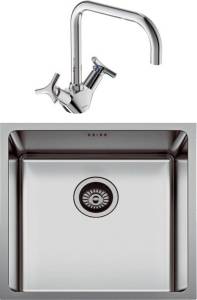 Комплект Мойка кухонная Seaman Eco Roma SMR-4944A + Смеситель Vidima Trinity BA263AA