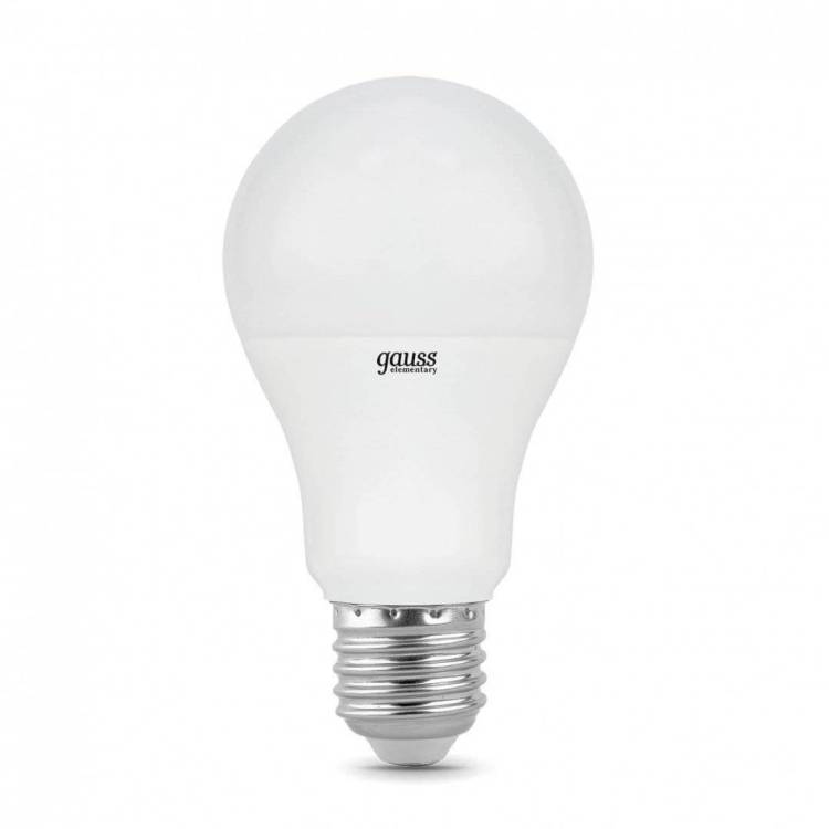 Лампа светодиодная Gauss E27 10W 6500K матовая 23230