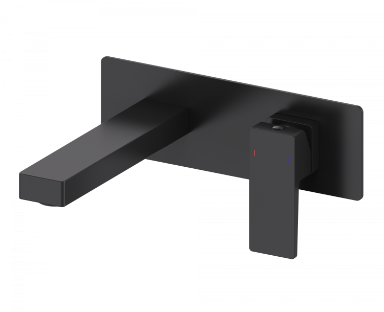 Смеситель для раковины Wonzon & Woghand Cube 2.0 WW-88869068-MB встраиваемый, черный матовый