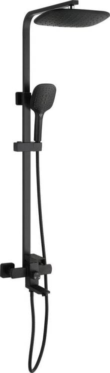 Душевая стойка РМС SUS125BL-009DK черная
