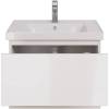 Тумба с раковиной Dreja Perfecto 70 белый глянец фото 6
