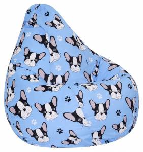 Кресло-мешок Dreambag Французский Бульдог 5031721 велюр XL