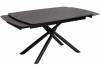 Стол Woodville Rivoli 493168 matt black marble sintered stone, black 140(200)x90x76 фото 9