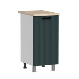 Кухонный модуль напольный Аленушка Лотос Н 400 Н00231147 изумруд,скоба антрацит