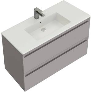 Тумба с раковиной Allen Brau Eclipse 2.0 1.E1002.PGM 2.0 платина матовый, 81x63.4