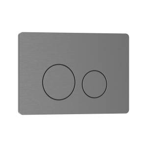 Кнопка смыва Iberica Blanca Inox-O IB.B081.008.000 вороненая сталь, 25x16 см