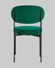 Набор из 4 стульев Stool Group Бриф DD AV 477-C69-K477NEW-9005-K X4 зеленый, велюр фото 5