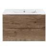 Тумба под раковину Vincea Mia Slim VMC-2MC800S1VO Коричневый