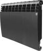 Радиатор биметаллический Royal Thermo BiLiner 500 10 секций, noir sable