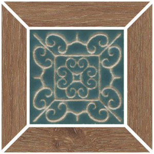 Вставка Kerama Marazzi Тровазо ID155 наборный бежевый тёмный матовый 13x13x0.9
