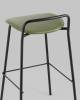 Набор из 4 барных стульев Stool Group Mantis 9083T army green X4 зеленый, экокожа фото 7