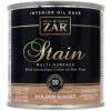 Льняное тонирующее масло ZAR Stain Interior Oil Base 127 Золотой закат (Golden Sunset) 0.236 л