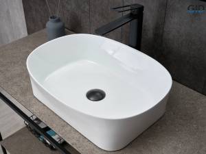 Раковина Gid Creativo N9028 51233 белая, 53x36x14