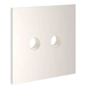 Лицевая панель для двойной ТВ розетки Voltum S70 VLS001613 хлопок