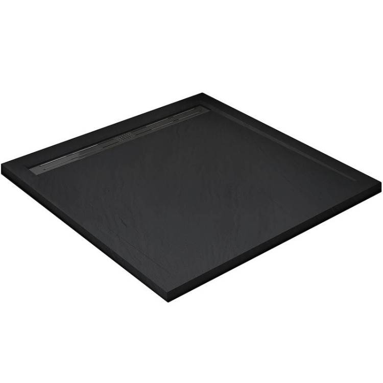 Поддон для душа WeltWasser WW TRS 100 STONE-BL 10000004379 100x100x3 черный