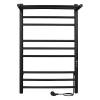 Полотенцесушитель электрический Indigo Line LСLTE80-40PBRRt 80x43.2 Черный