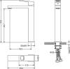 Смеситель для раковины Timo Briana 7111/03F черный фото 5