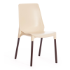 Стул Tetchair Genius (mod 75) 12832 бежевый/коричневые ножки 46x56x84