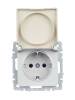 Розетка 1-местная с заземлением, шторками и крышкой IEK Brite BR-R16-16-44-K47 алюминий фото 5