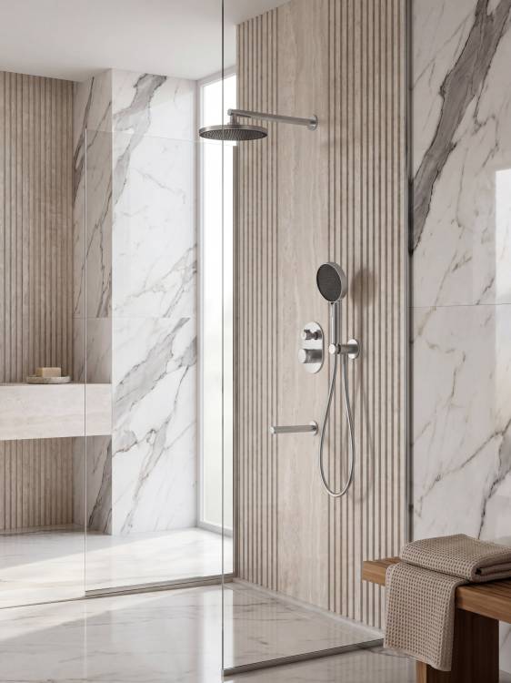 Душевая система AltroBagno Иконико (Iconico) 040507 Cr хром