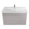 Тумба с раковиной Comforty Мадрид-100М2(Н) 00-00021783 серый шелк фото 6