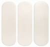 Керамическая плитка Dna Tiles Calema 136316 Oval White Matt 5.2x16 фото 2