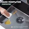 Мойка кухонная Splenka S702.6050.09 графит, 60x50 фото 5
