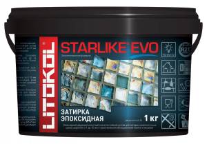 Затирка LITOKOL Starlike EVO S.105 Bianco Titanio, 1 кг