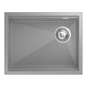 Кухонная мойка Rivelato Lino LN-554-R серый металлик