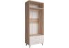 Шкаф Woodville Мариус М-01 402334 дуб баррик, белый матовый фото 3