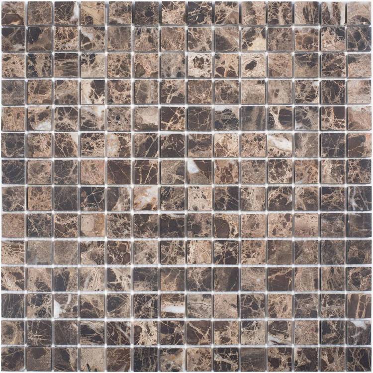 Мозаика Starmosaic Wild Stone Jmst070 Dark Emperador Matt (2x2) 30.5x30.5