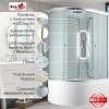 Душевая кабина AvaCan C5012RLED с подсветкой, 120x80x215 фото 2