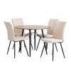 Стул Tetchair Monte Carlo 24609 молочный, черный фото 10