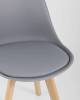 Набор из 4 стульев Stool Group Frankfurt Y863 grey X4 серый фото 8