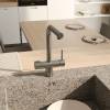 Смеситель для кухни Wasserkraft A8927 под фильтр с выдвижной лейкой, никель фото 3