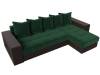Диван угловой Лига диванов Дубай 105802 Зеленый Правый фото 4