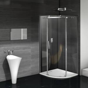 Душевой уголок Good Door Galaxy R-90-C-CH профиль хром