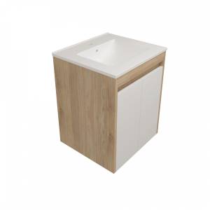 Фасад для тумбы Watersense Milana W00963 белый, 50 см