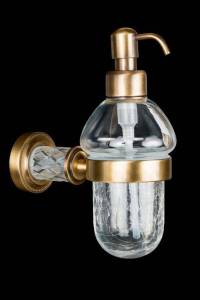Диспенсер Boheme Murano Cristal 10912-CRST-BR настенный