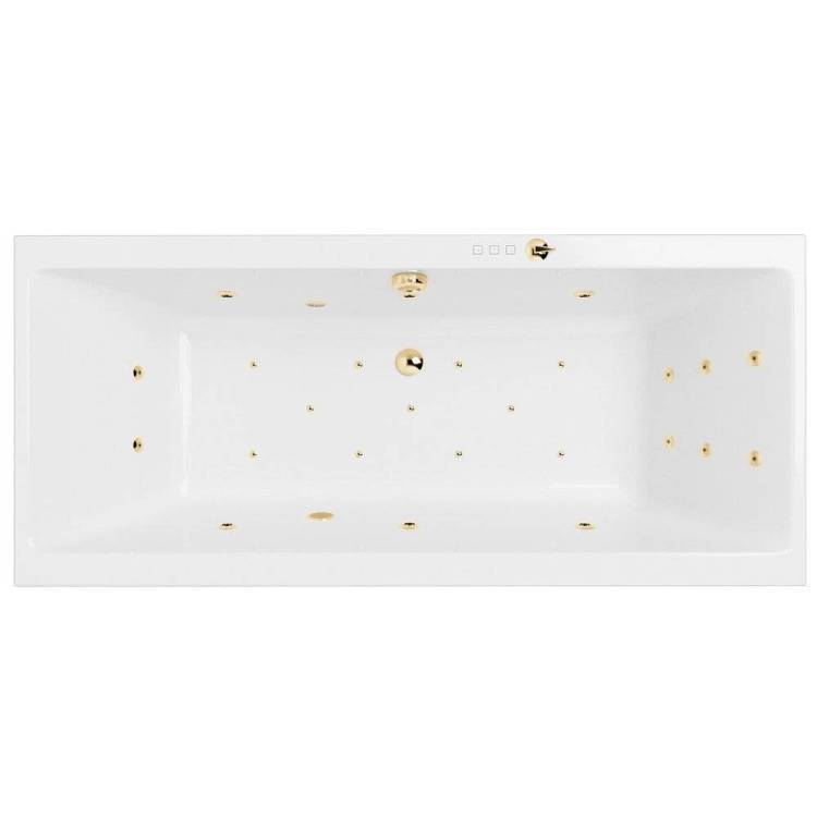 Акриловая ванна Excellent Pryzmat 160x75 "ULTRA" (золото)