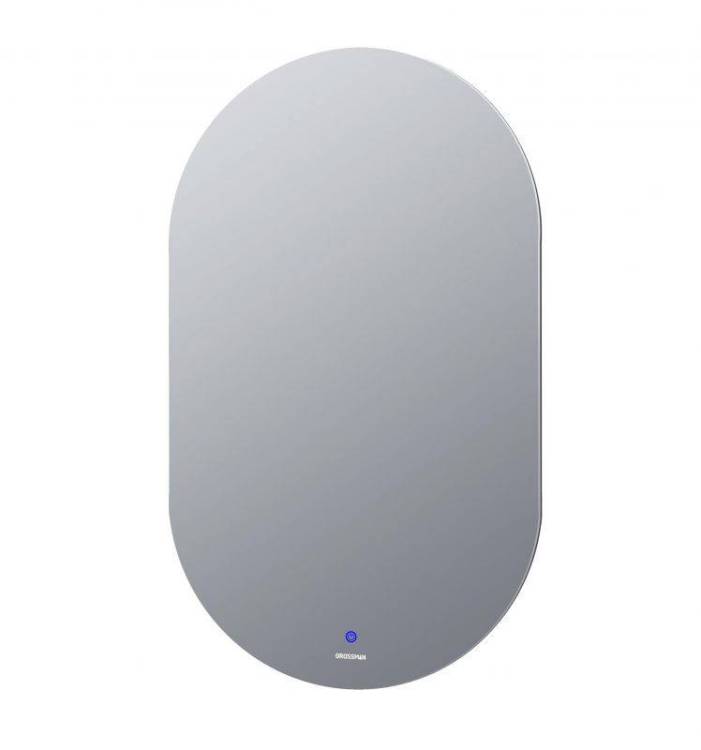 Зеркало Grossman Nero-промо 245090 белый 60x100 см, LED подсветка, сенсорный выключатель